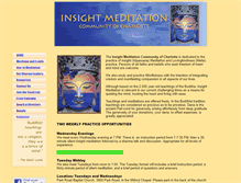Tablet Screenshot of insightmeditationcharlotte.org